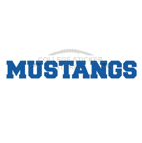 Homemade Southern Methodist Mustangs Iron-on Transfers (Wall Stickers)NO.6299